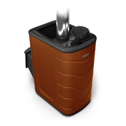 Дровяная печь для бани TMF Гейзер 2014 Carbon ДА ЗК терракота